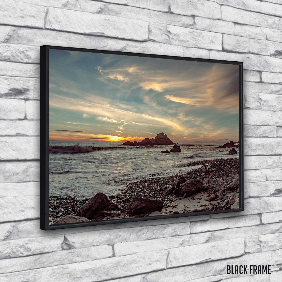 Pfieffer Beach Sunset Wall Art