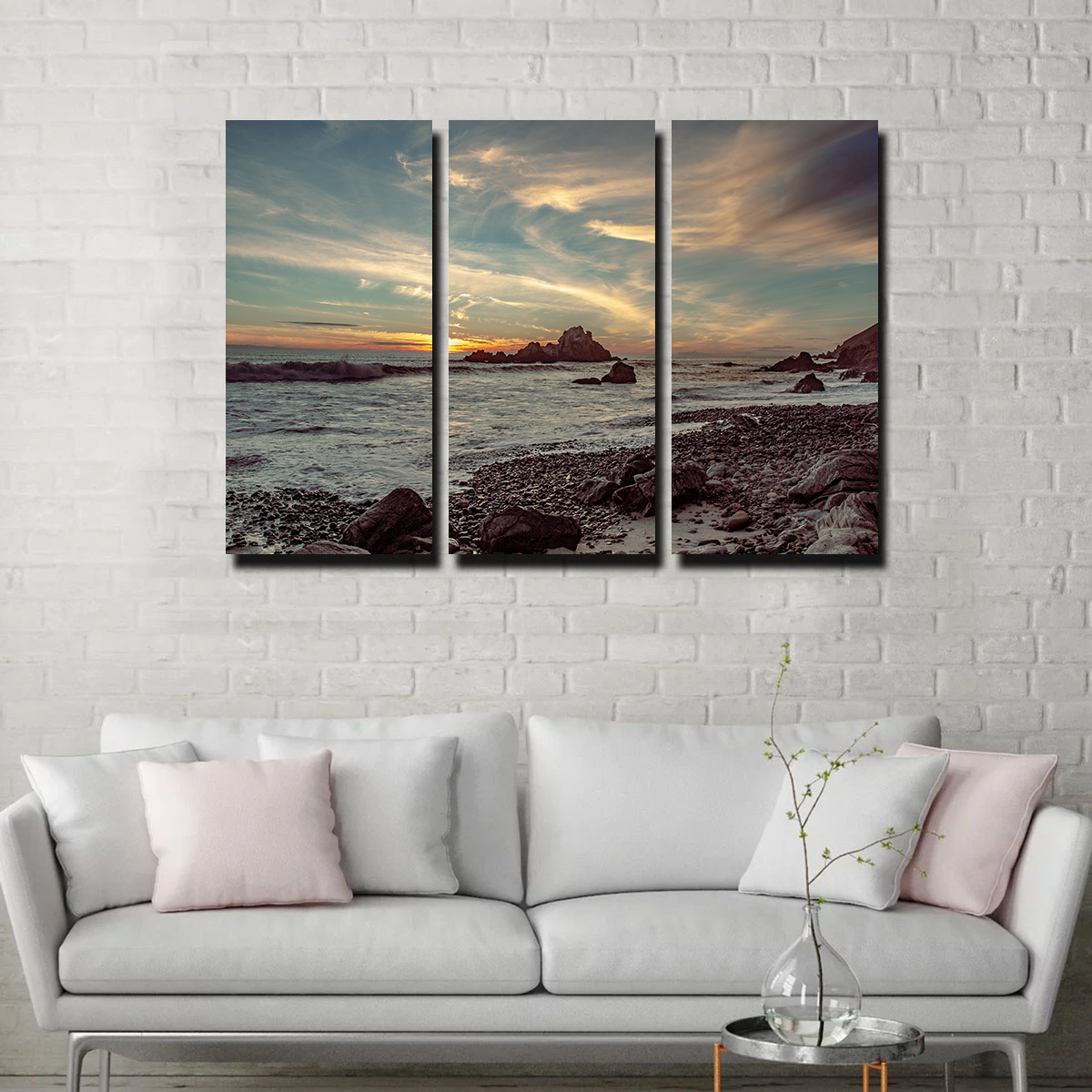 Pfieffer Beach Sunset Wall Art