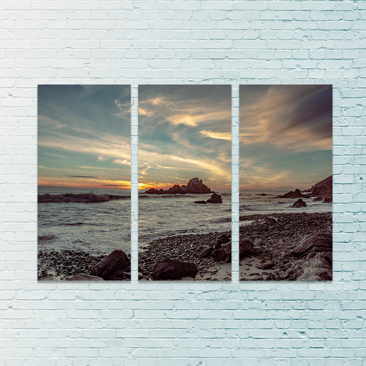 Pfieffer Beach Sunset Wall Art