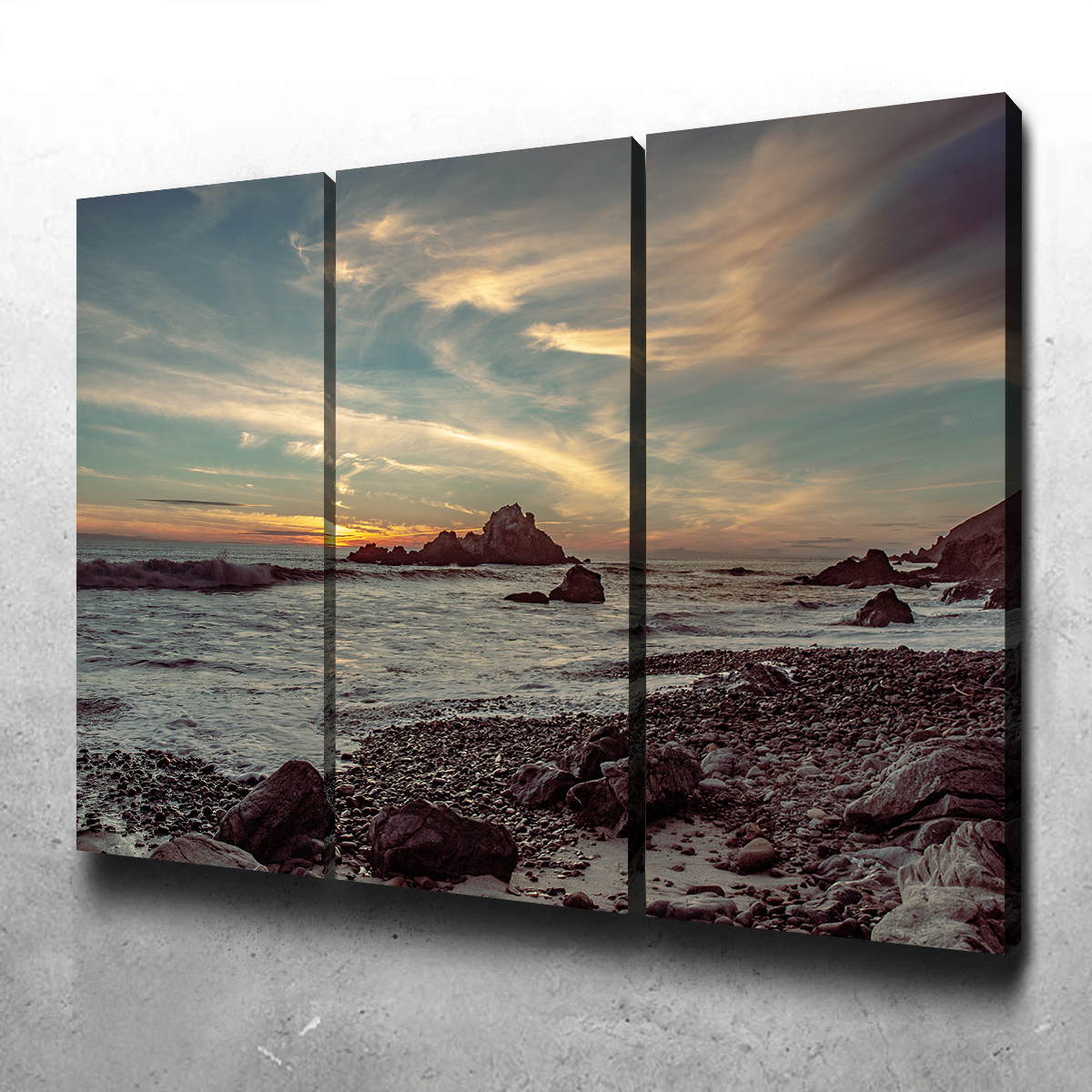 Pfieffer Beach Sunset Wall Art