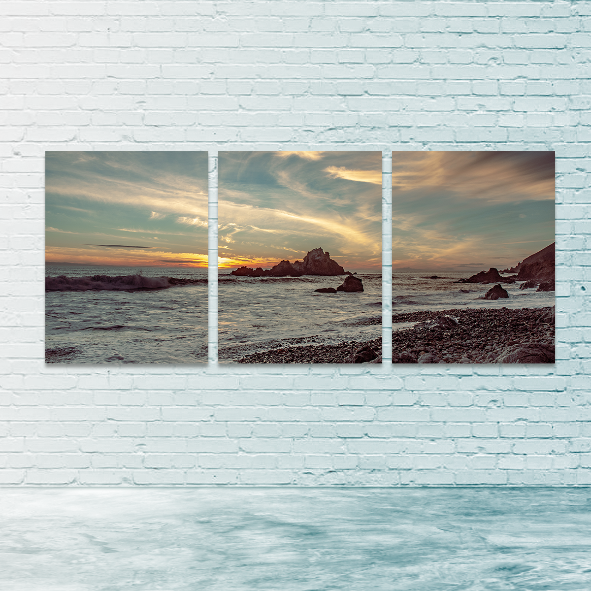 Pfieffer Beach Sunset Wall Art