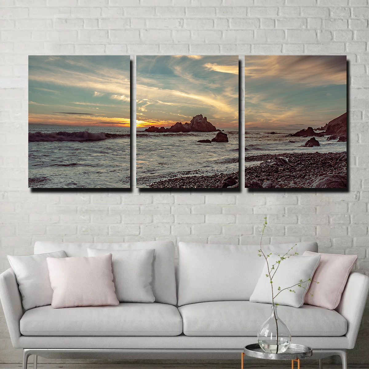 Pfieffer Beach Sunset Wall Art