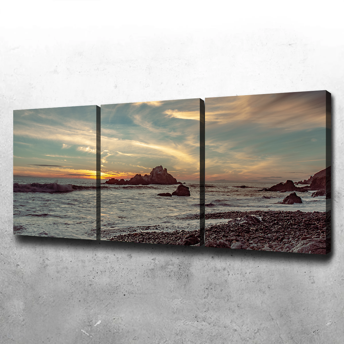 Pfieffer Beach Sunset Wall Art