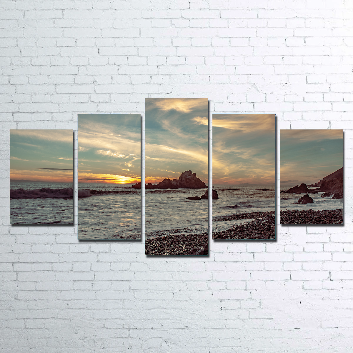 Pfieffer Beach Sunset Wall Art