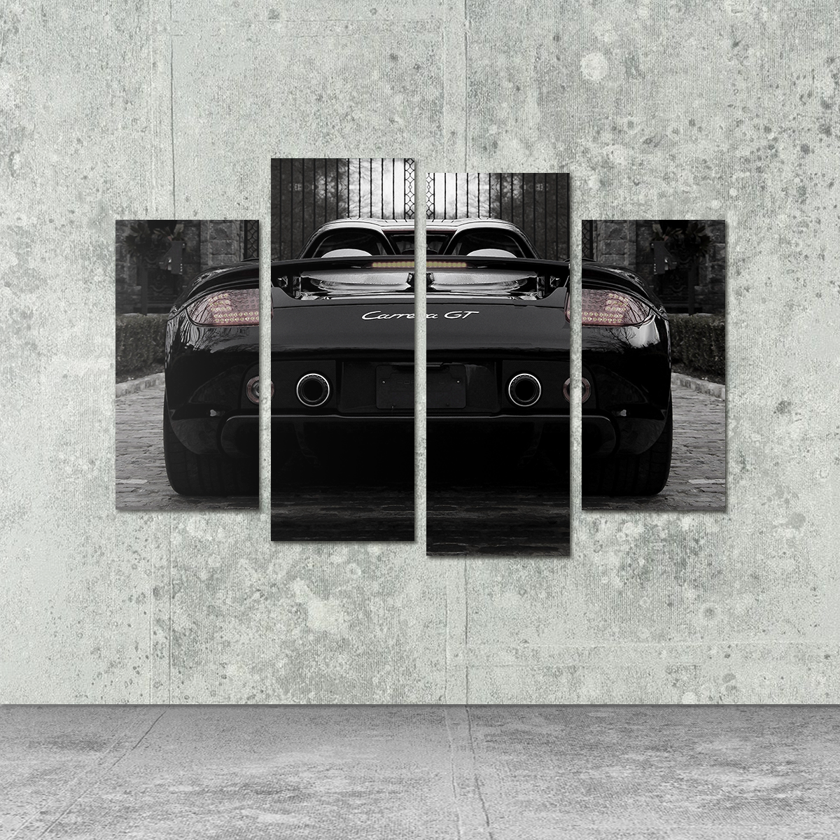 Porsche Carrera GT Sport Racing Luxury Car Wall Decal Art Mural