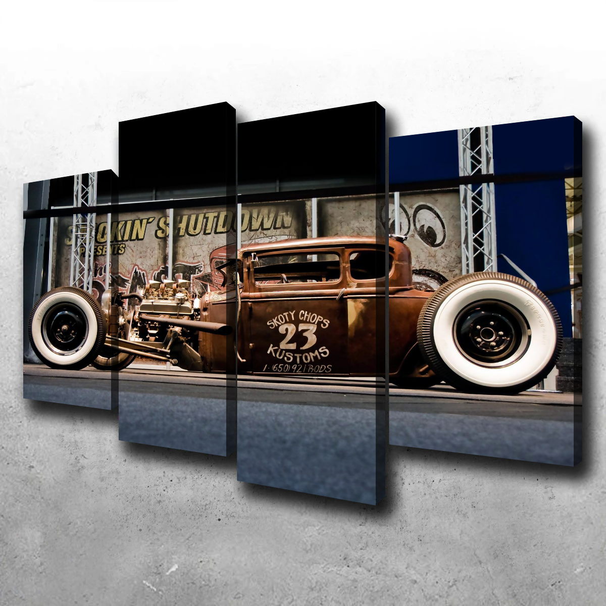 Rat Rod Wall Art