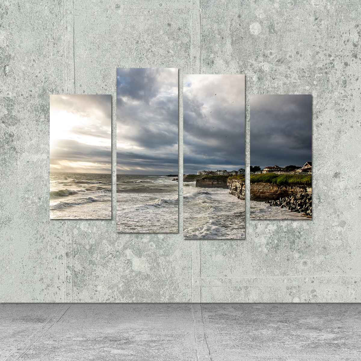 Santa Cruz Sunset Wall Art