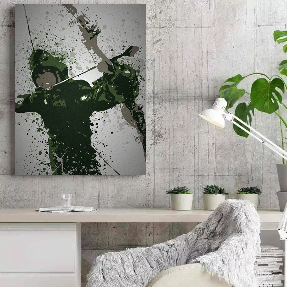 Emerald Archer Wall Art