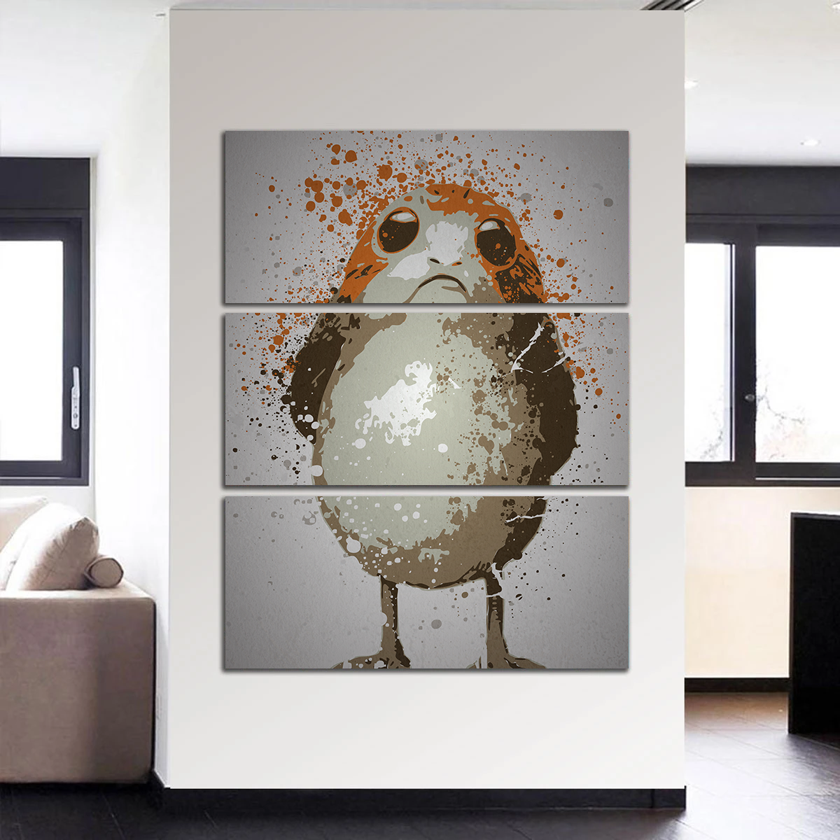 Space Penguin Wall Art