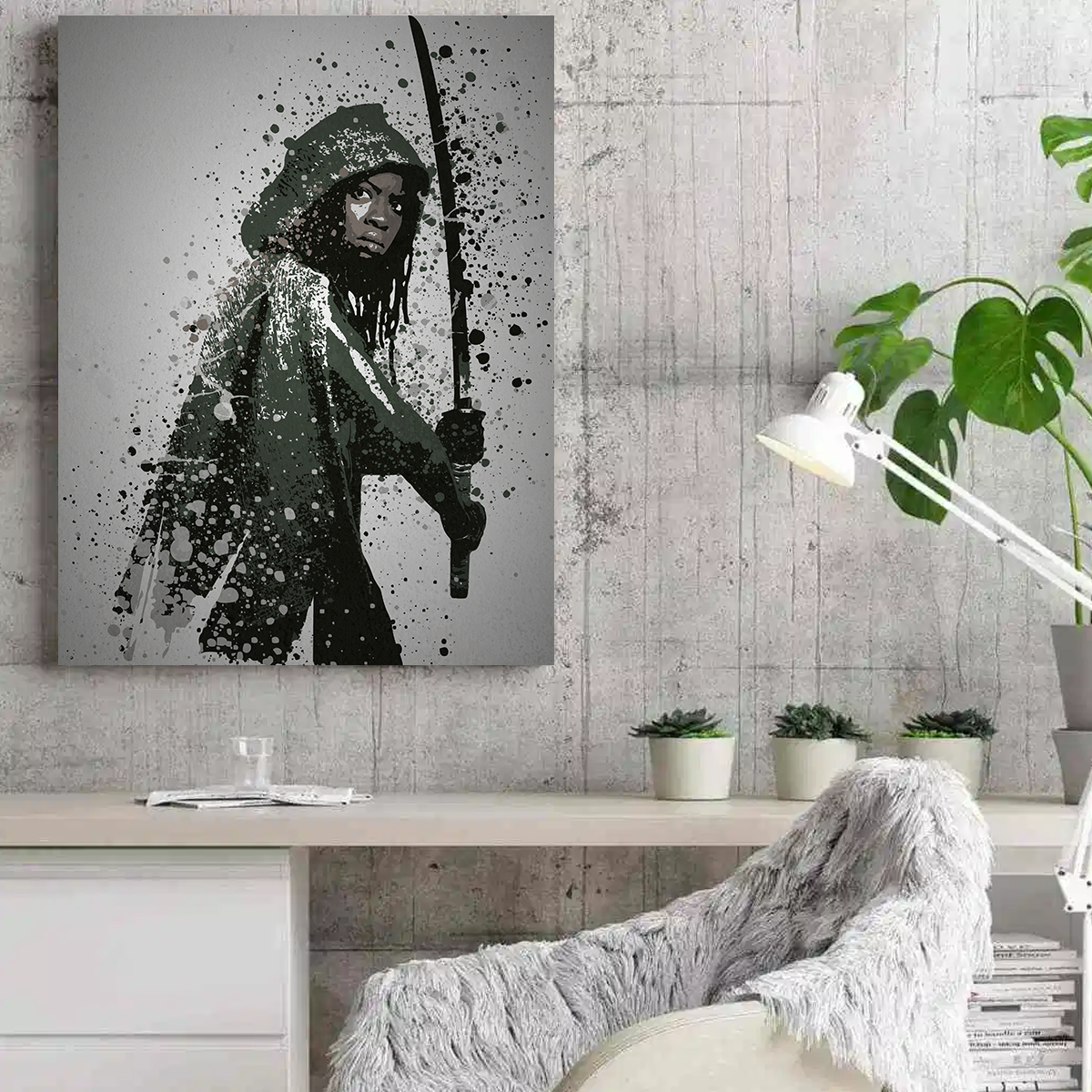 Michonne Wall Art