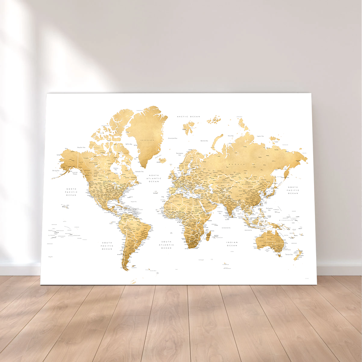 World Map 10 Wall Art