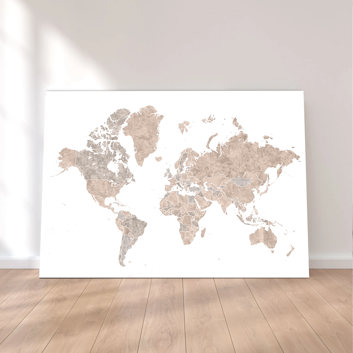 World Map 1 Wall Art