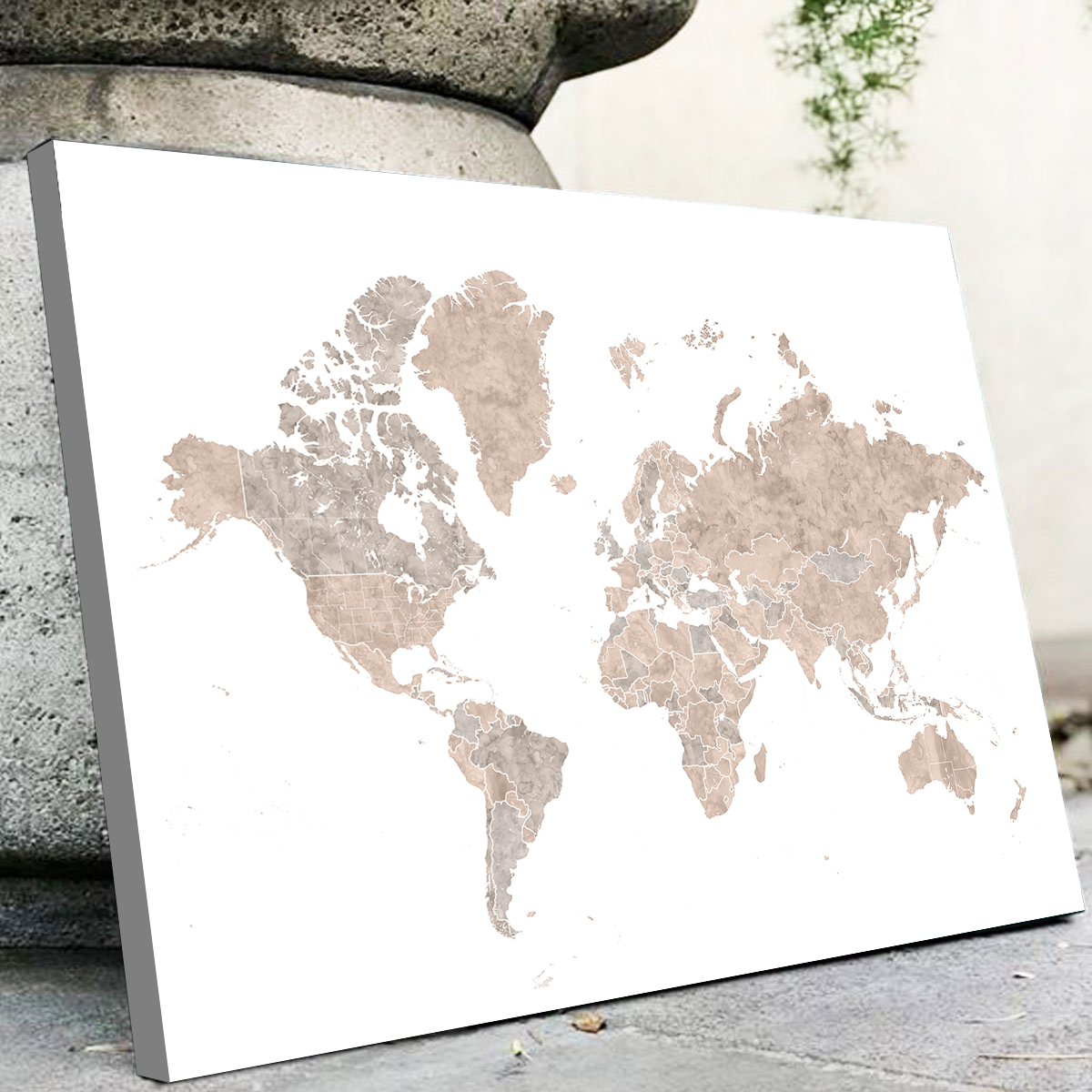 World Map 1 Wall Art