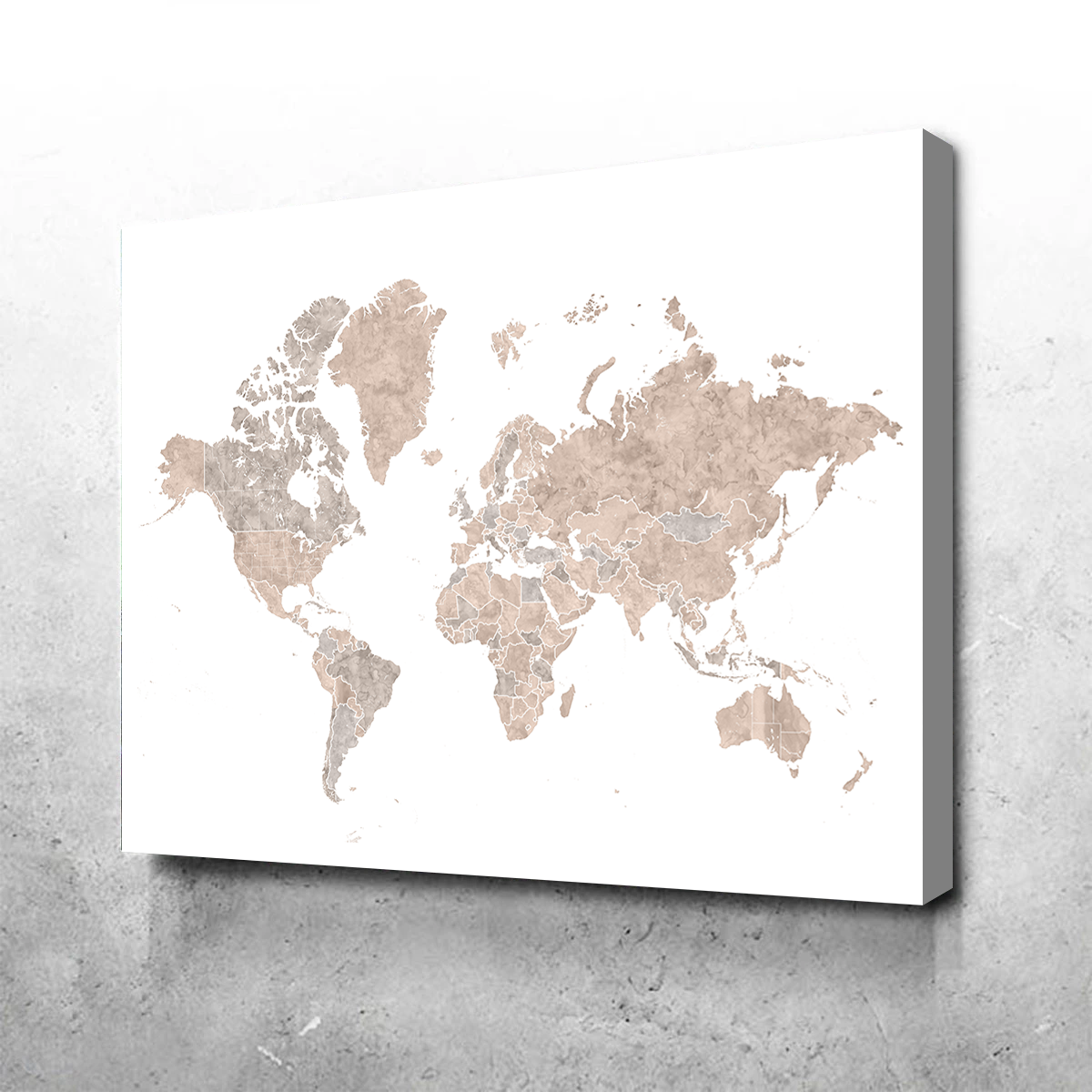 World Map 1 Wall Art