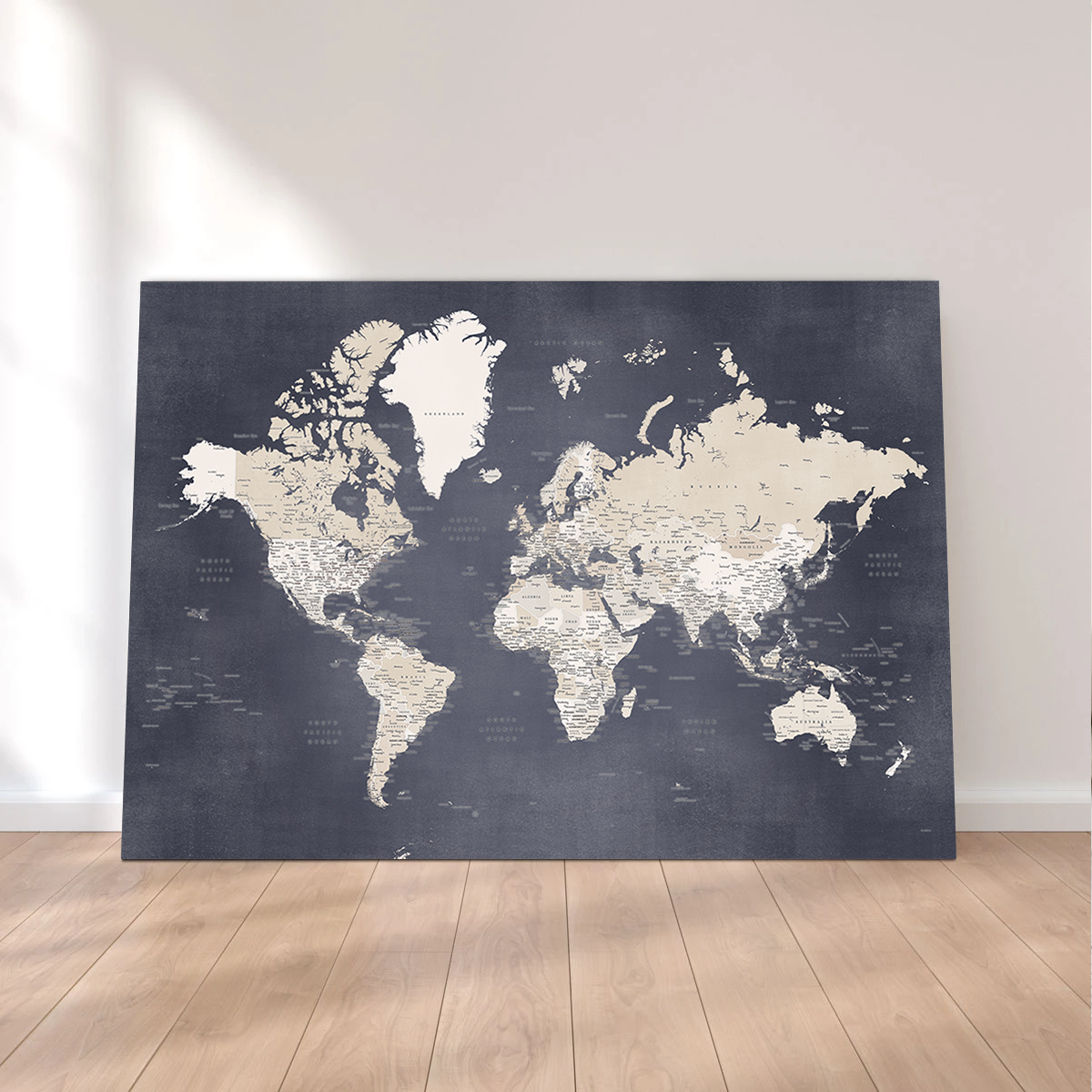 World Map 28 Wall Art