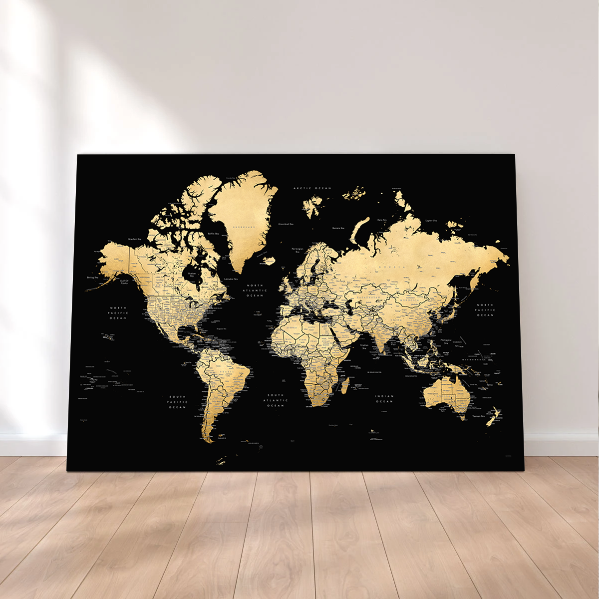 World Map 34 Wall Art