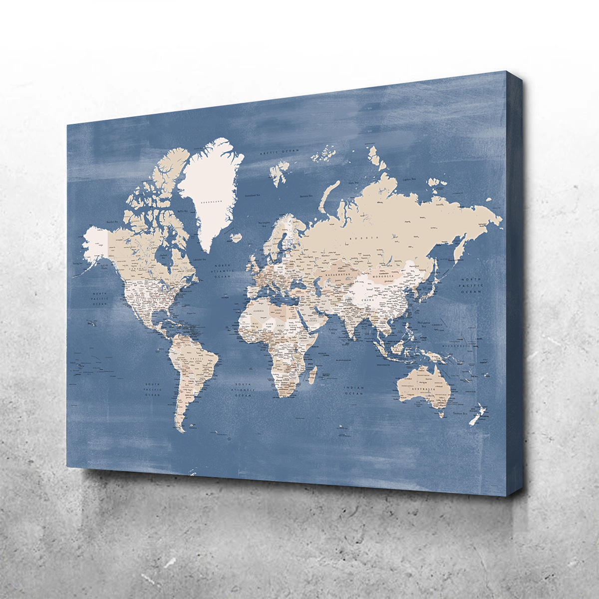 World Map 40 Wall Art