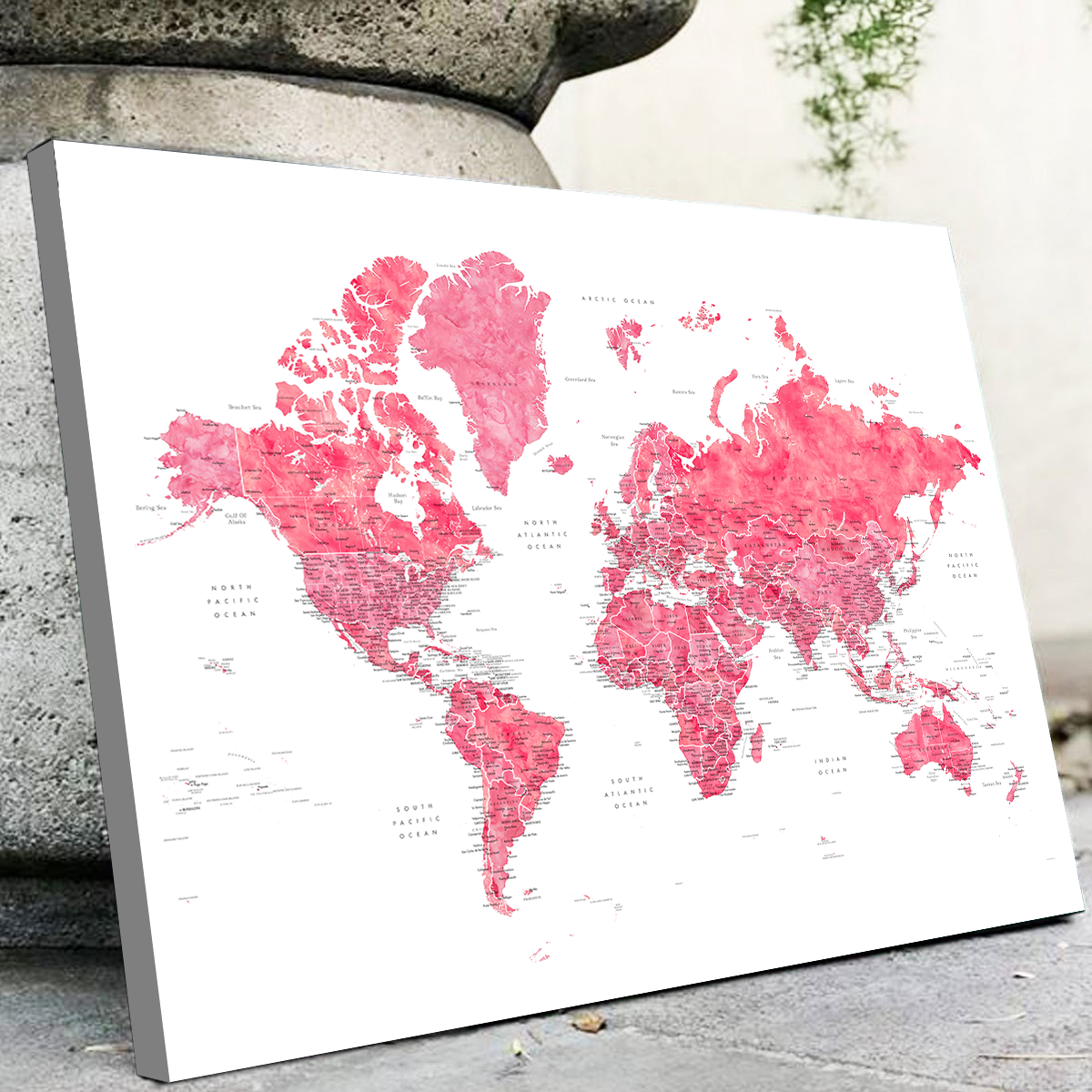 World Map 41 Wall Art