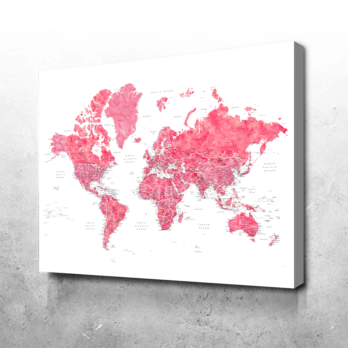 World Map 41 Wall Art