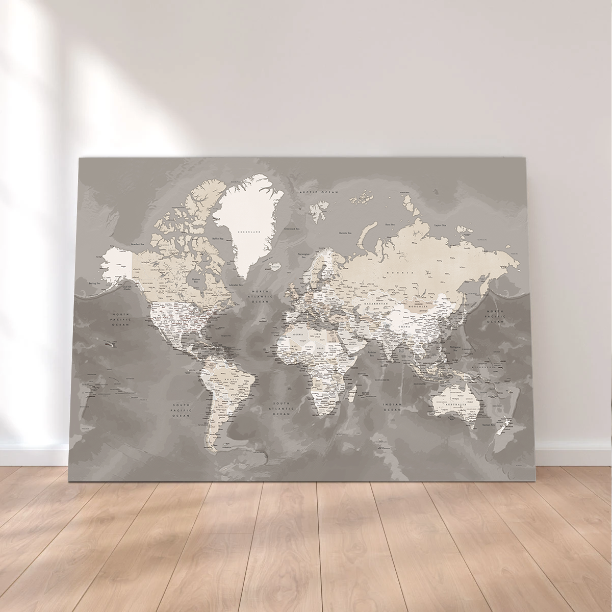World Map 49 Wall Art