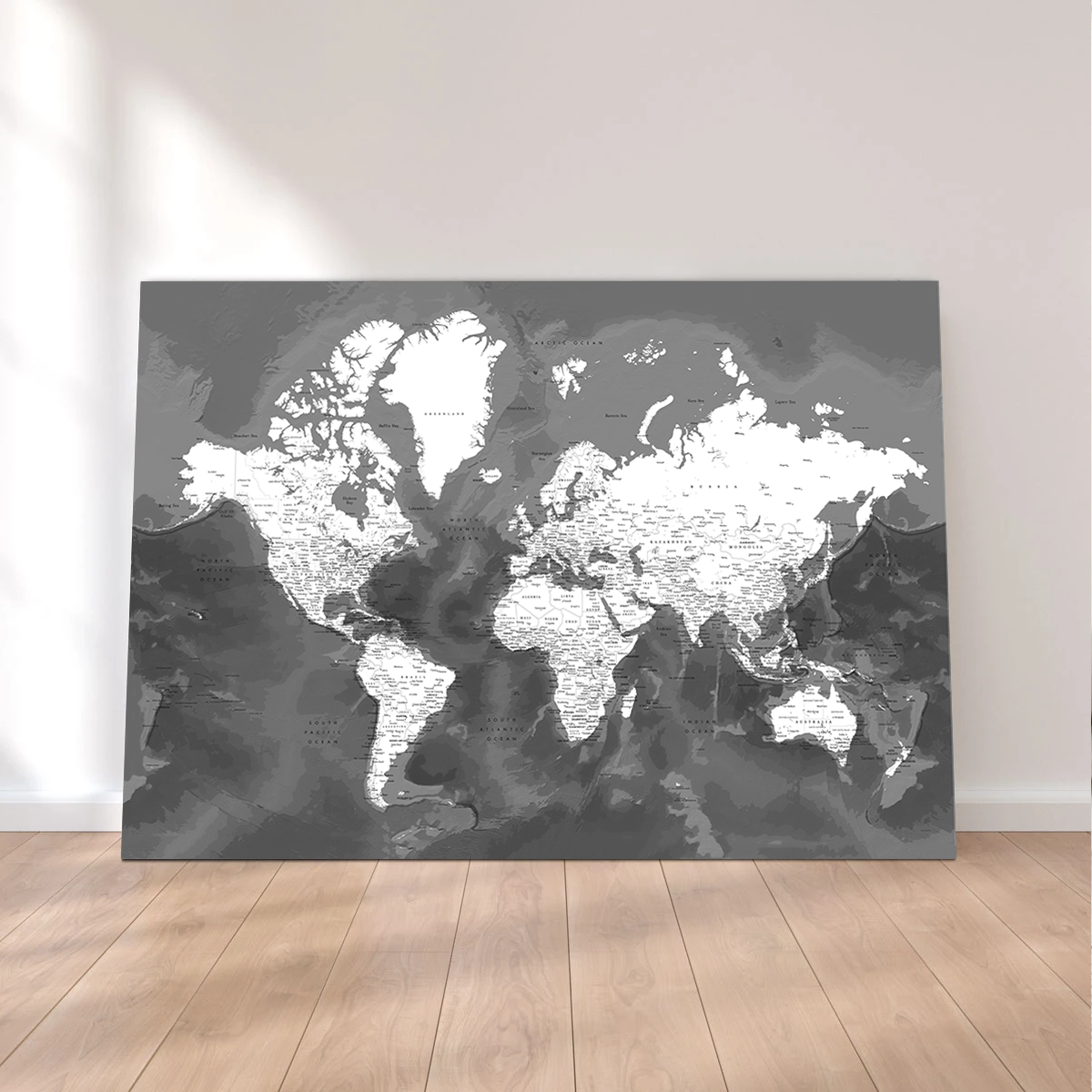 World Map 50 Wall Art