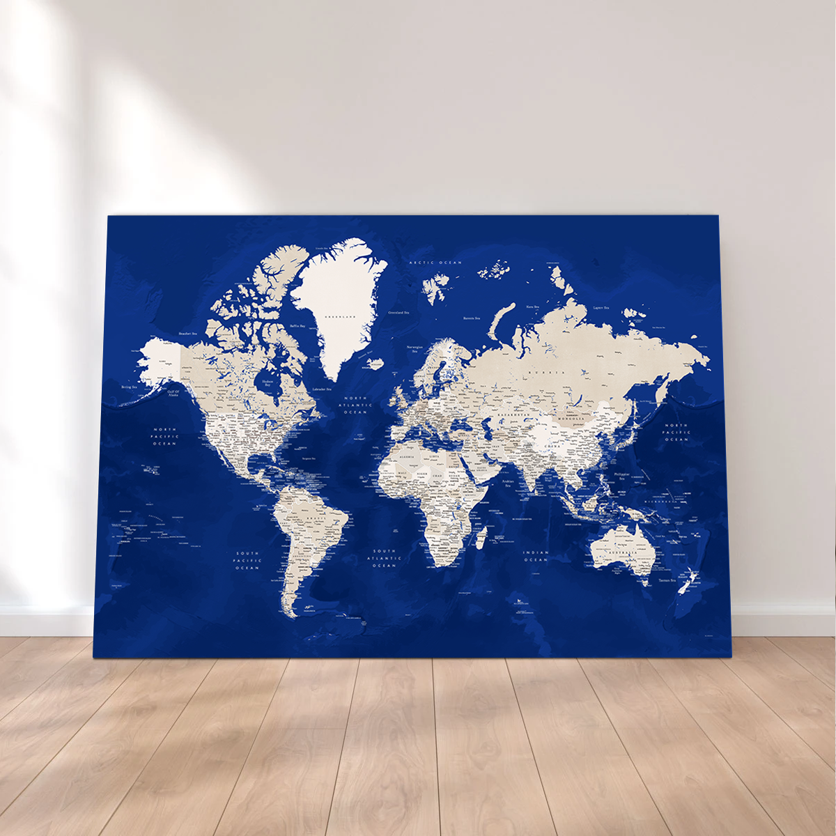 World Map 51 Wall Art