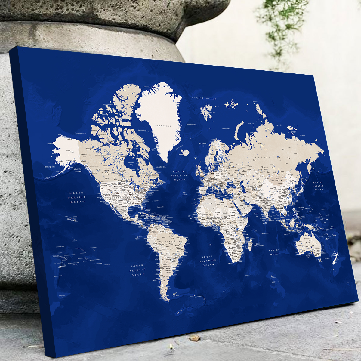 World Map 51 Wall Art