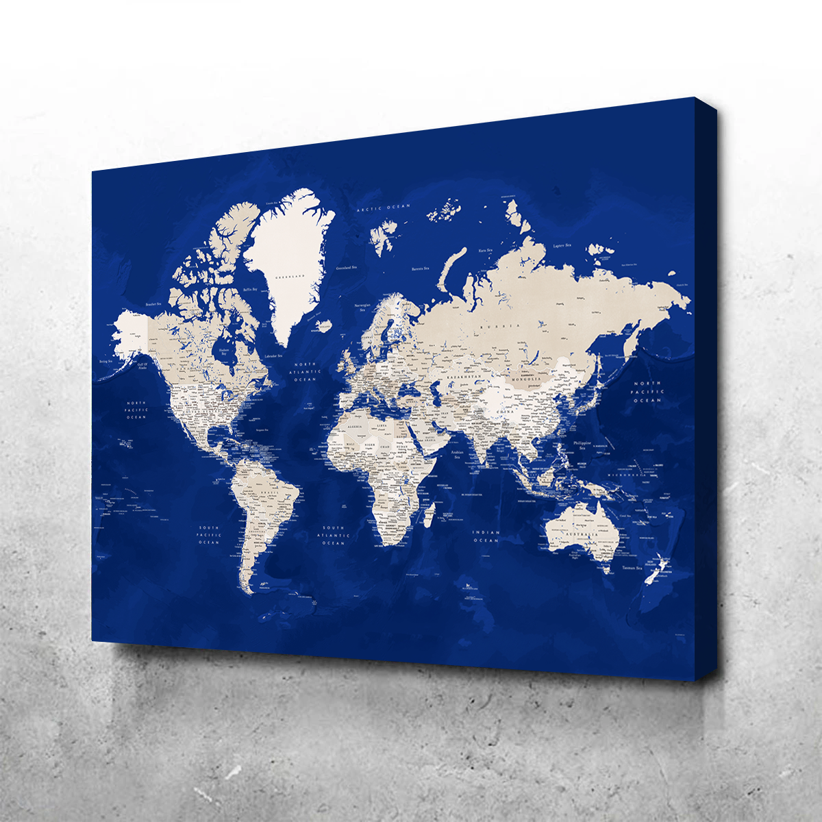 World Map 51 Wall Art