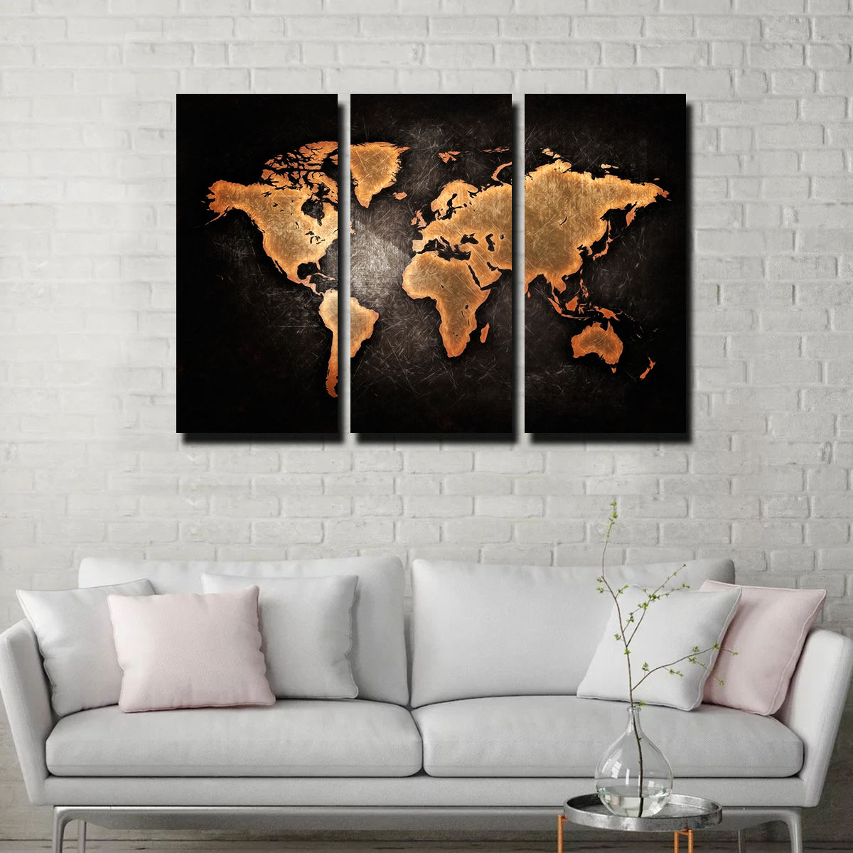 World Map Wall Art