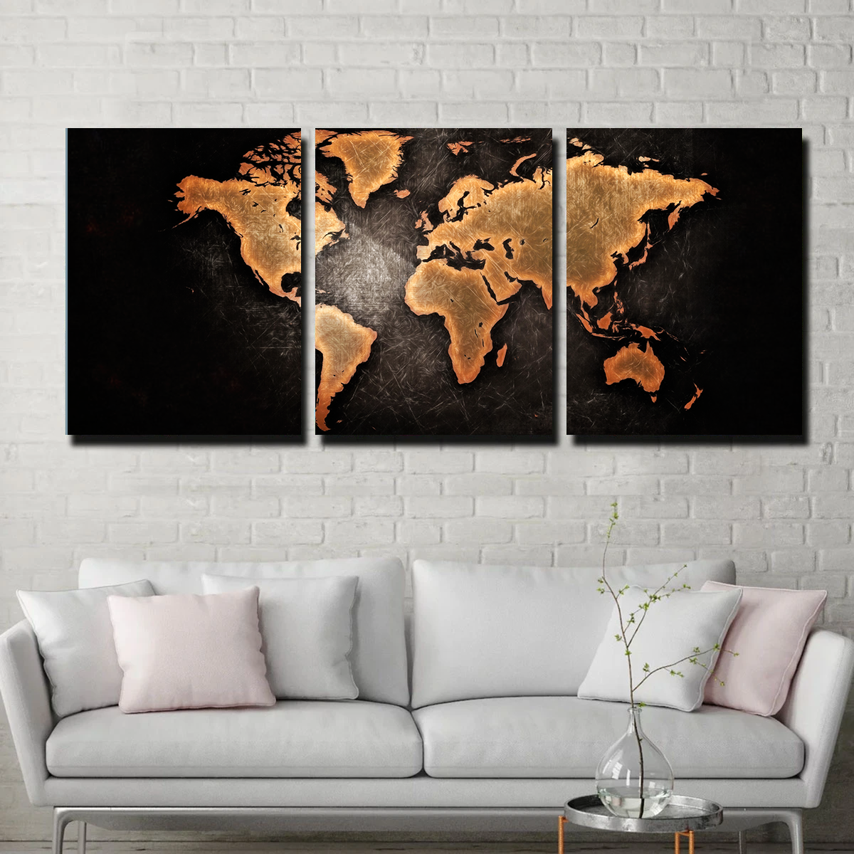 World Map Wall Art
