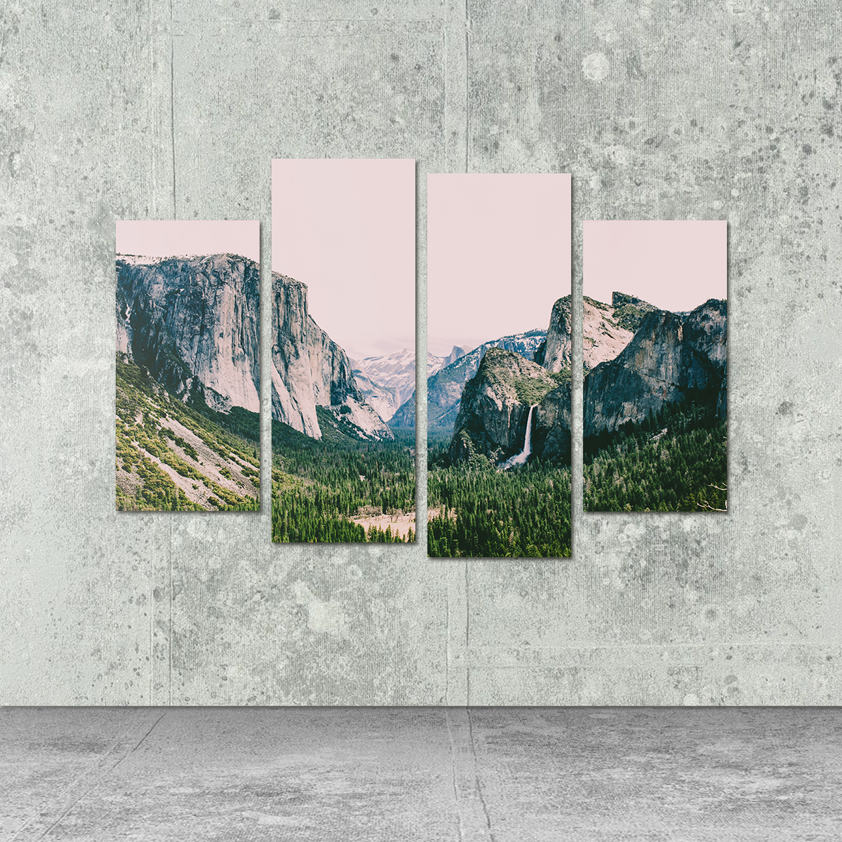 Pink Yosemite Wall Art