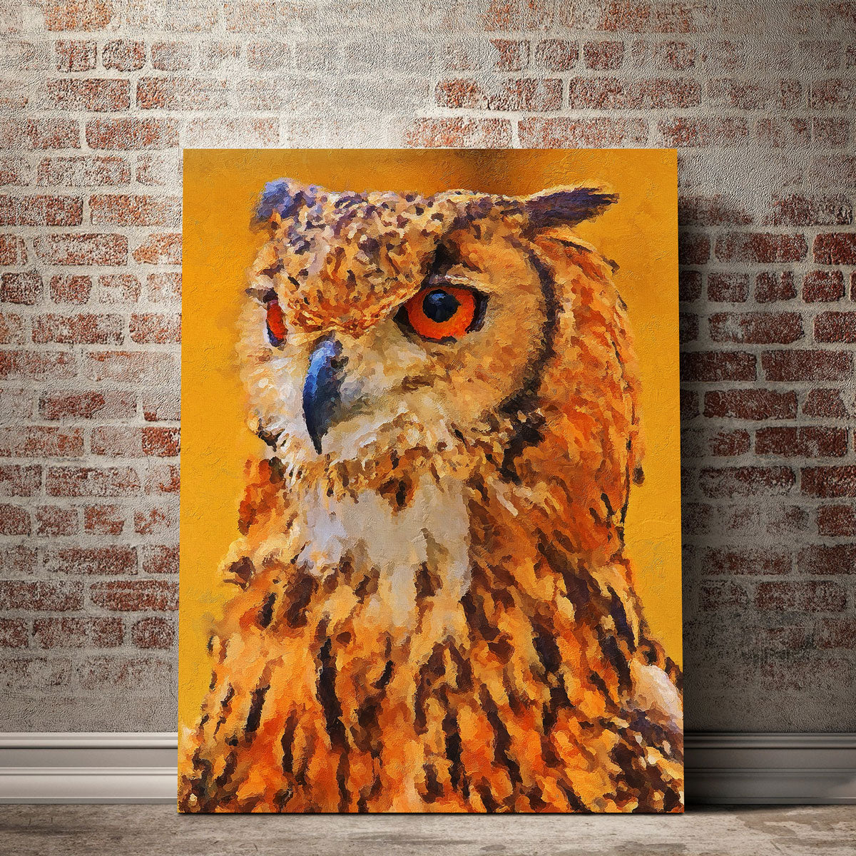 Owl Painting Wall Art