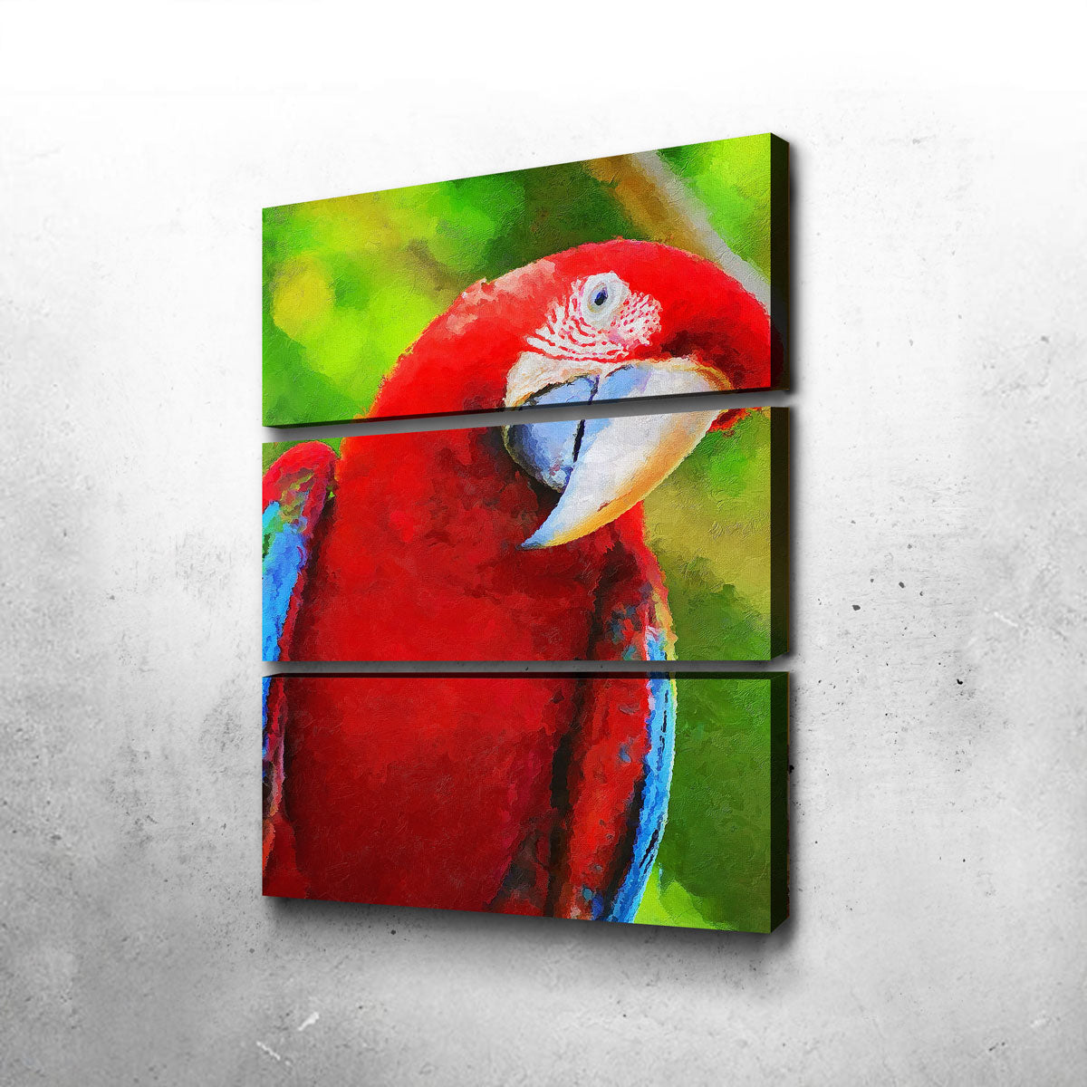 Parrot Recovered Painting