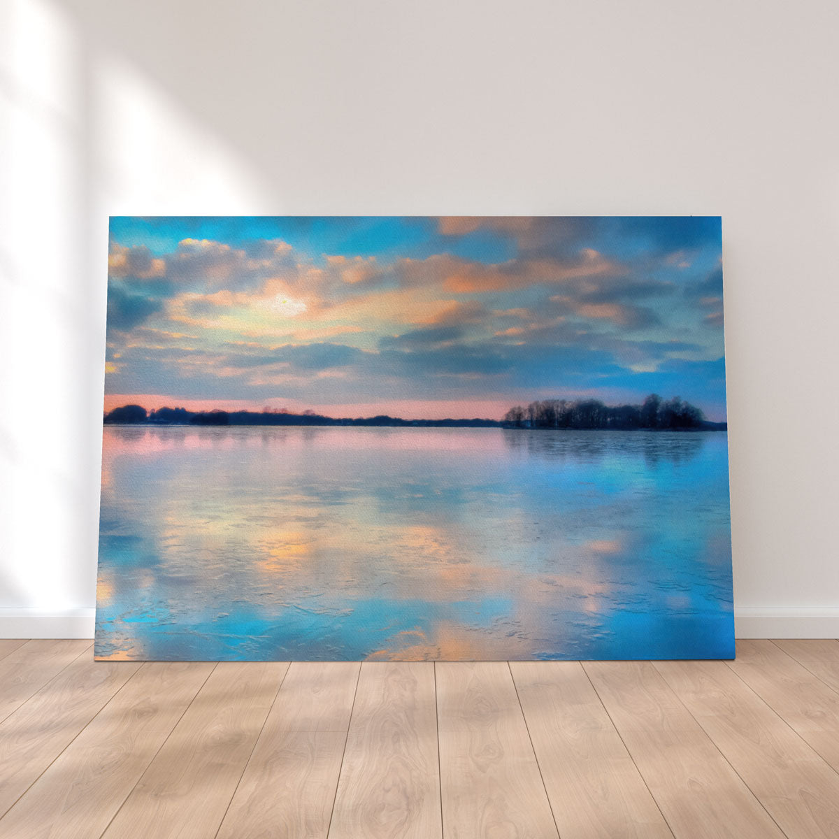 Pastel Clouds At Sunset Wall Art