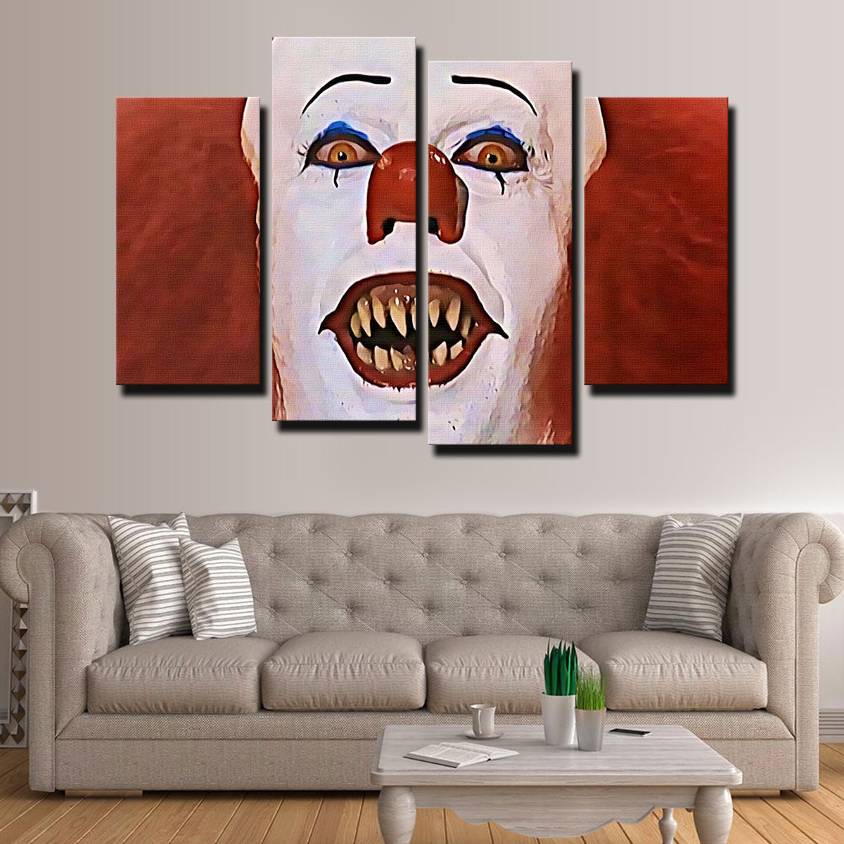 Pennywise Closeup Wall Art