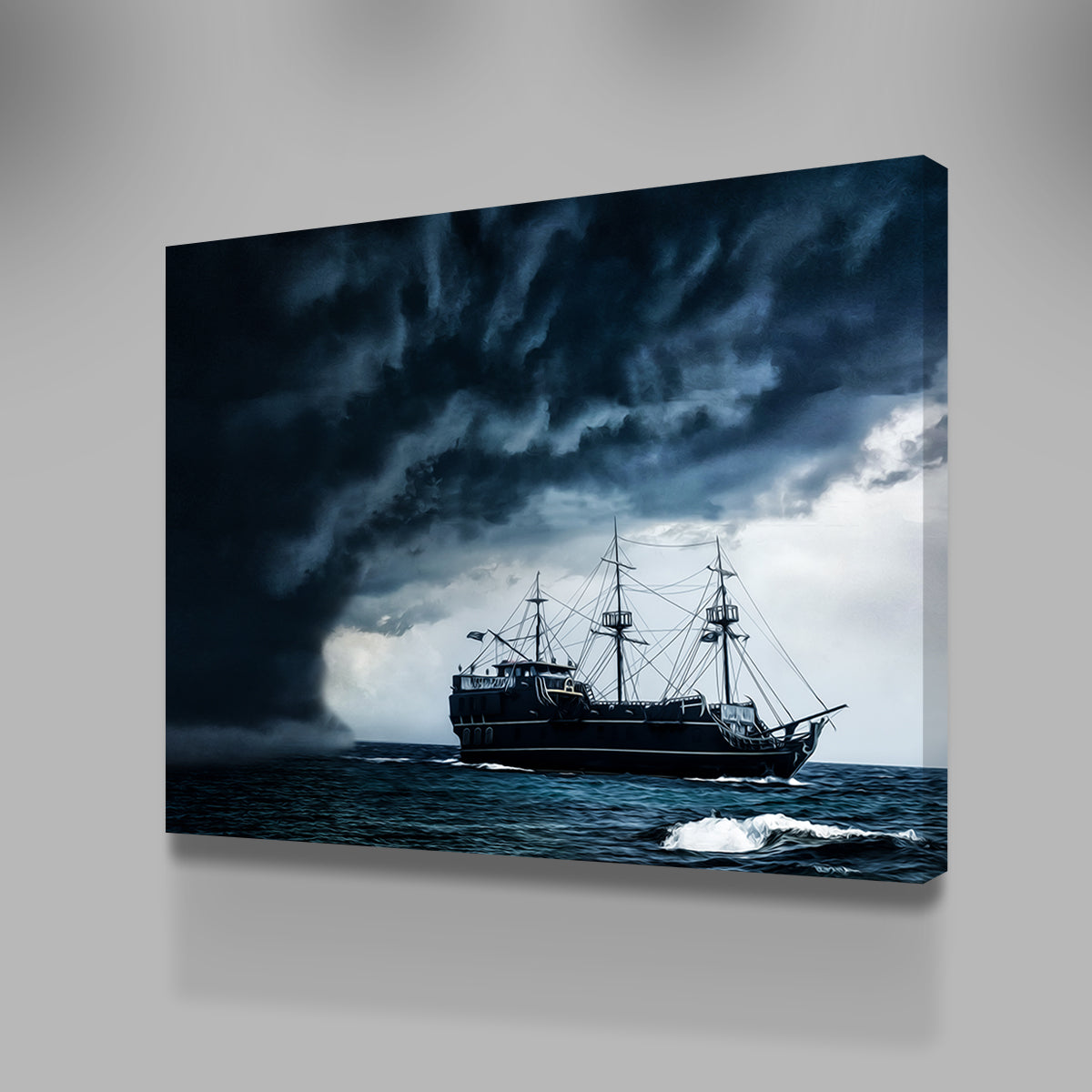 Pirate Ship in the Storm Wall Art