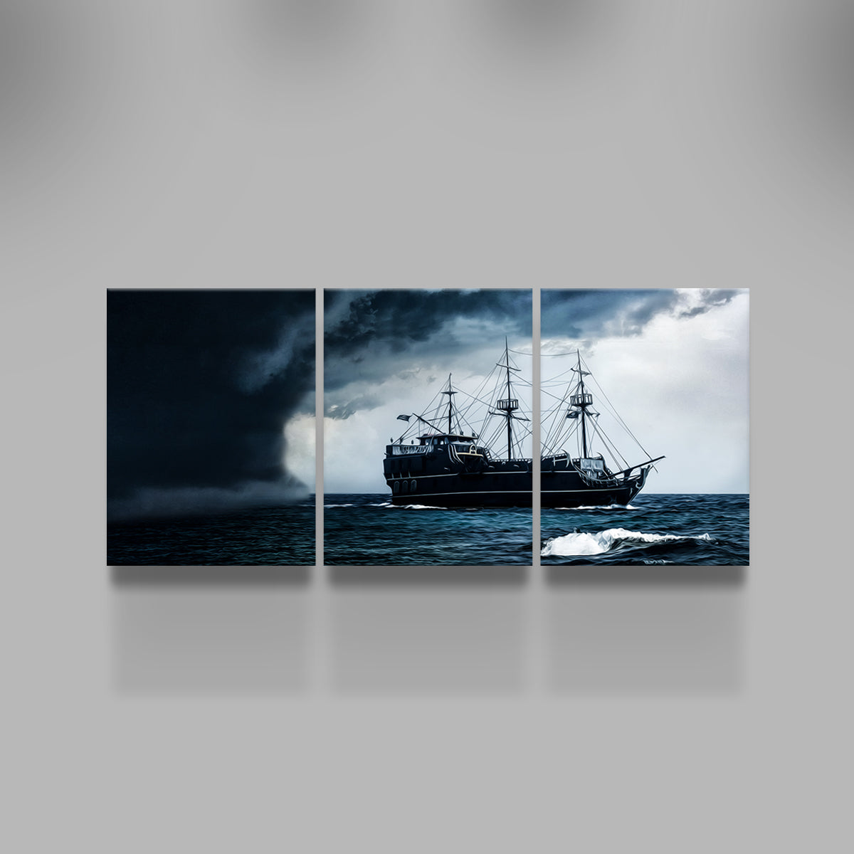 Pirate Ship in the Storm Wall Art