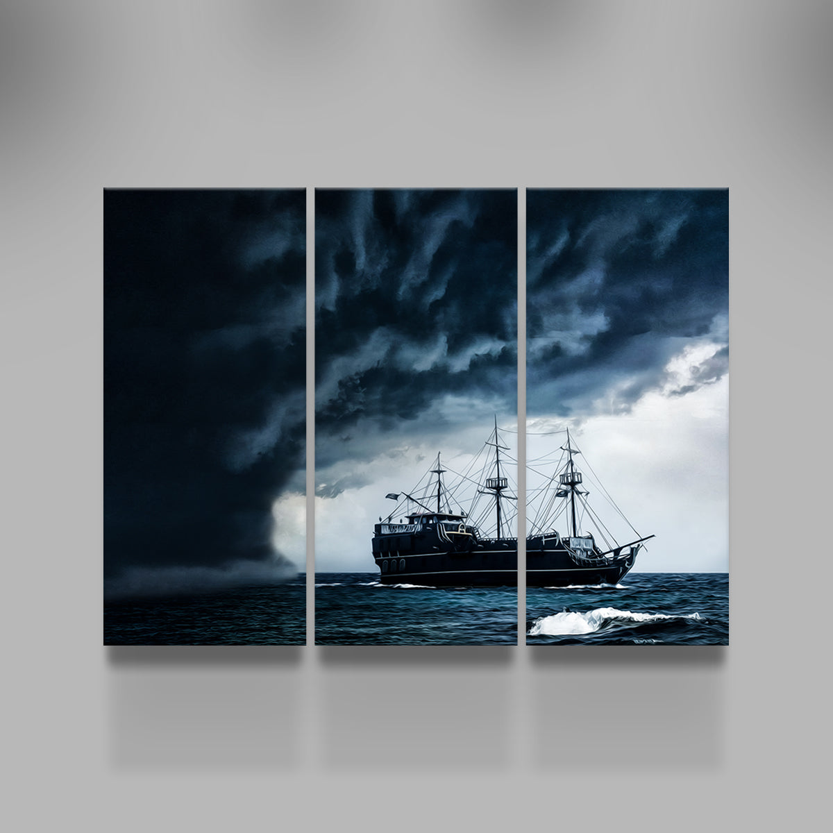 Pirate Ship in the Storm Wall Art
