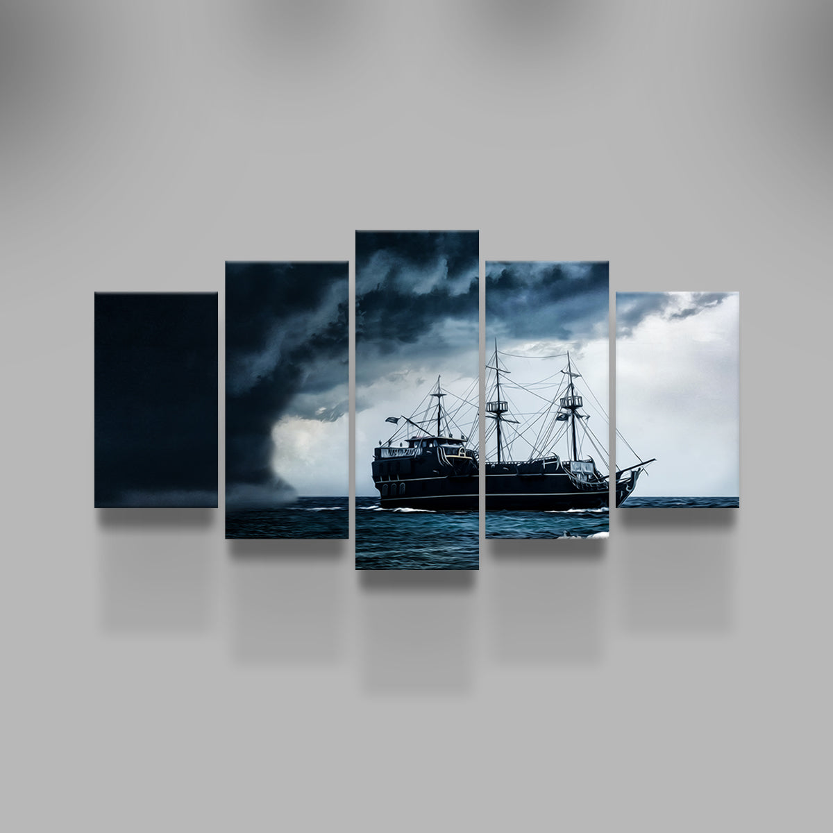 Pirate Ship in the Storm Wall Art