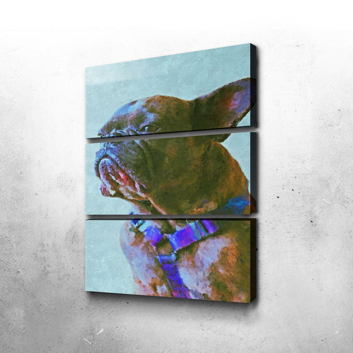 Pug 2 Painting Wall Art