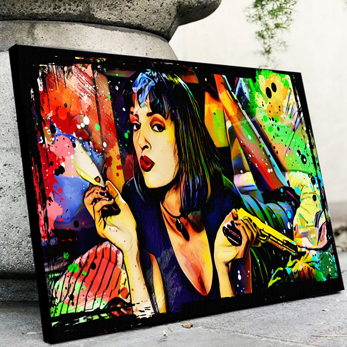 Abstract Pulp Fiction Canvas Set