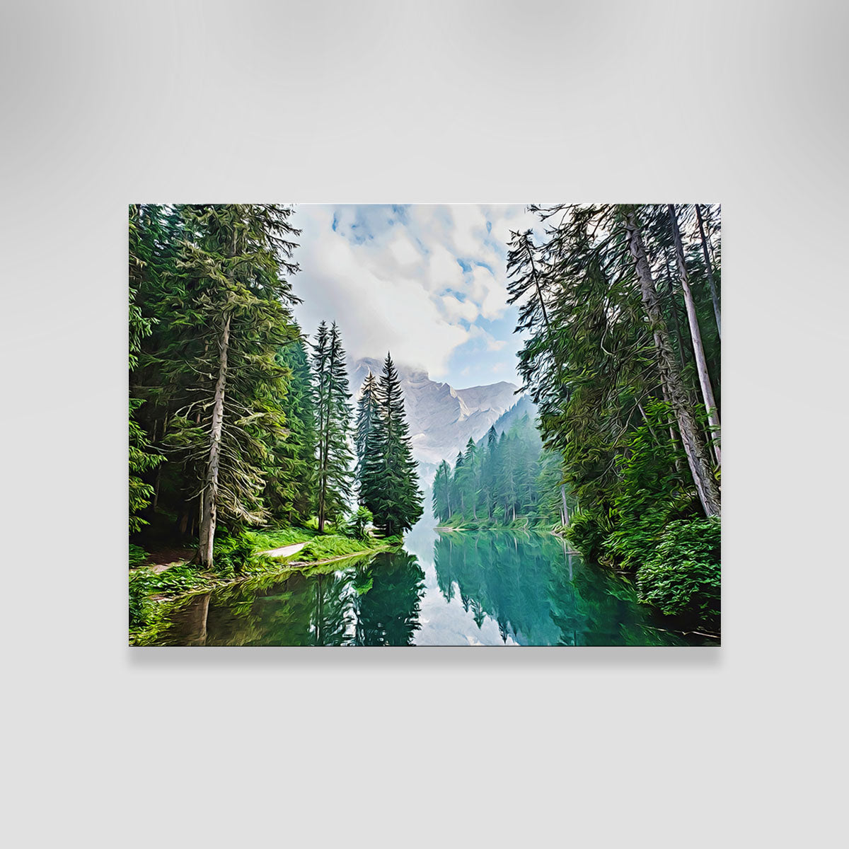 Quiet Mountain Lake Wall Art