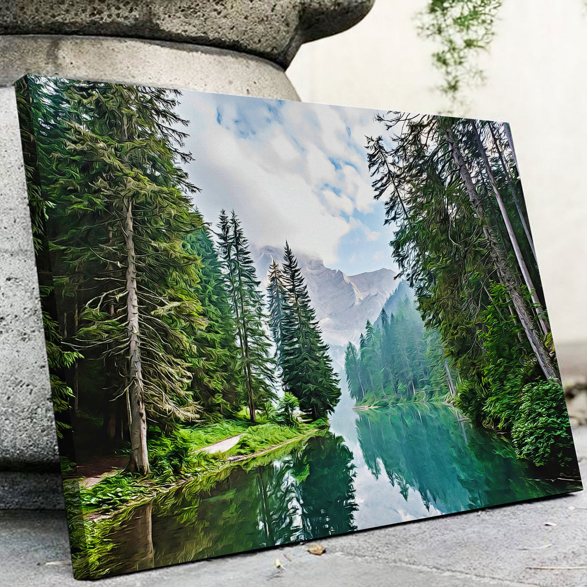 Quiet Mountain Lake Wall Art