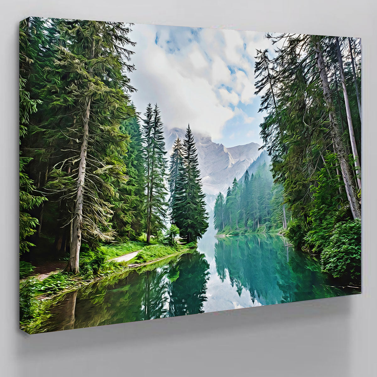 Quiet Mountain Lake Wall Art