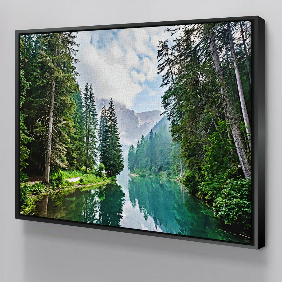 Quiet Mountain Lake Wall Art