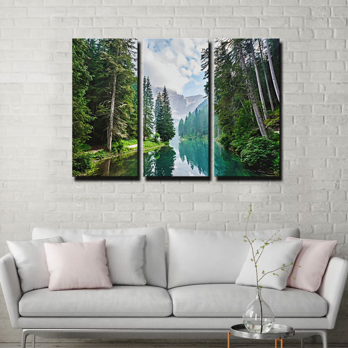 Quiet Mountain Lake Wall Art