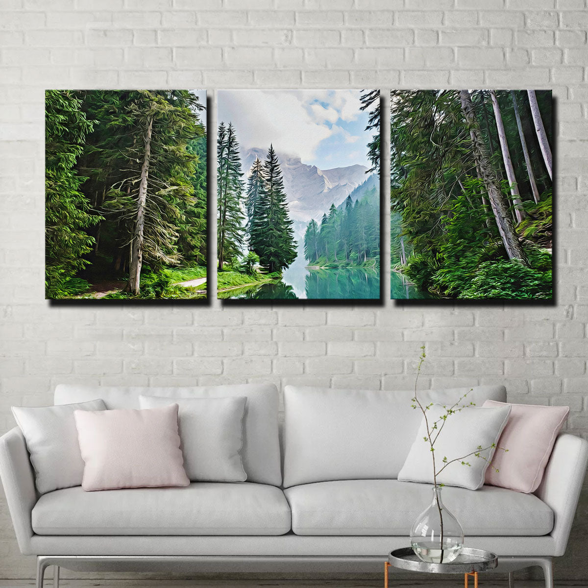 Quiet Mountain Lake Wall Art
