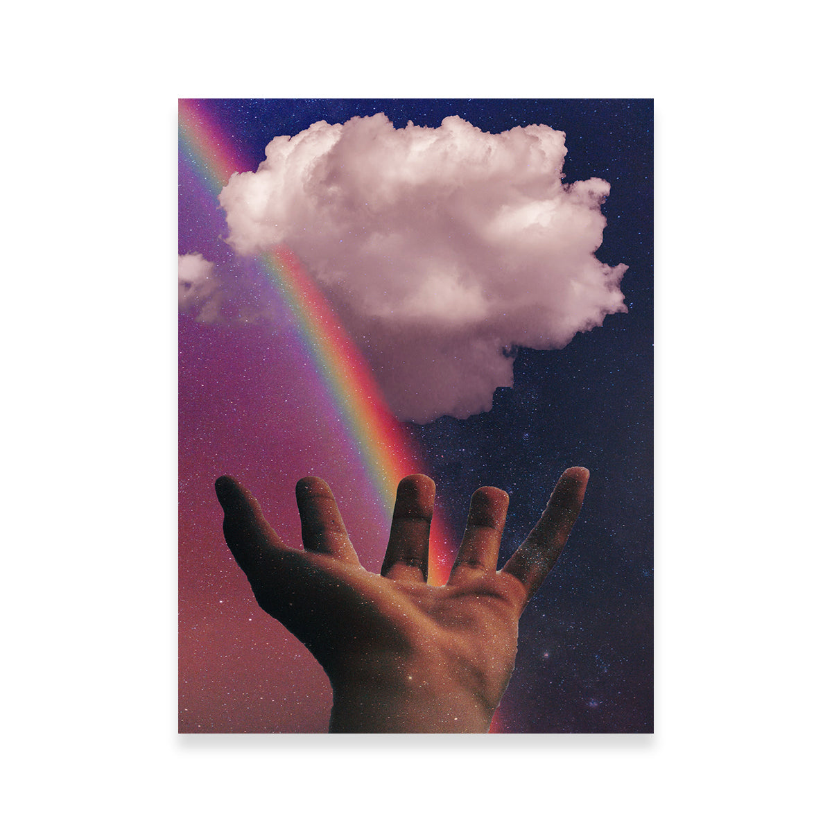 Rainbow Hand Wall Art