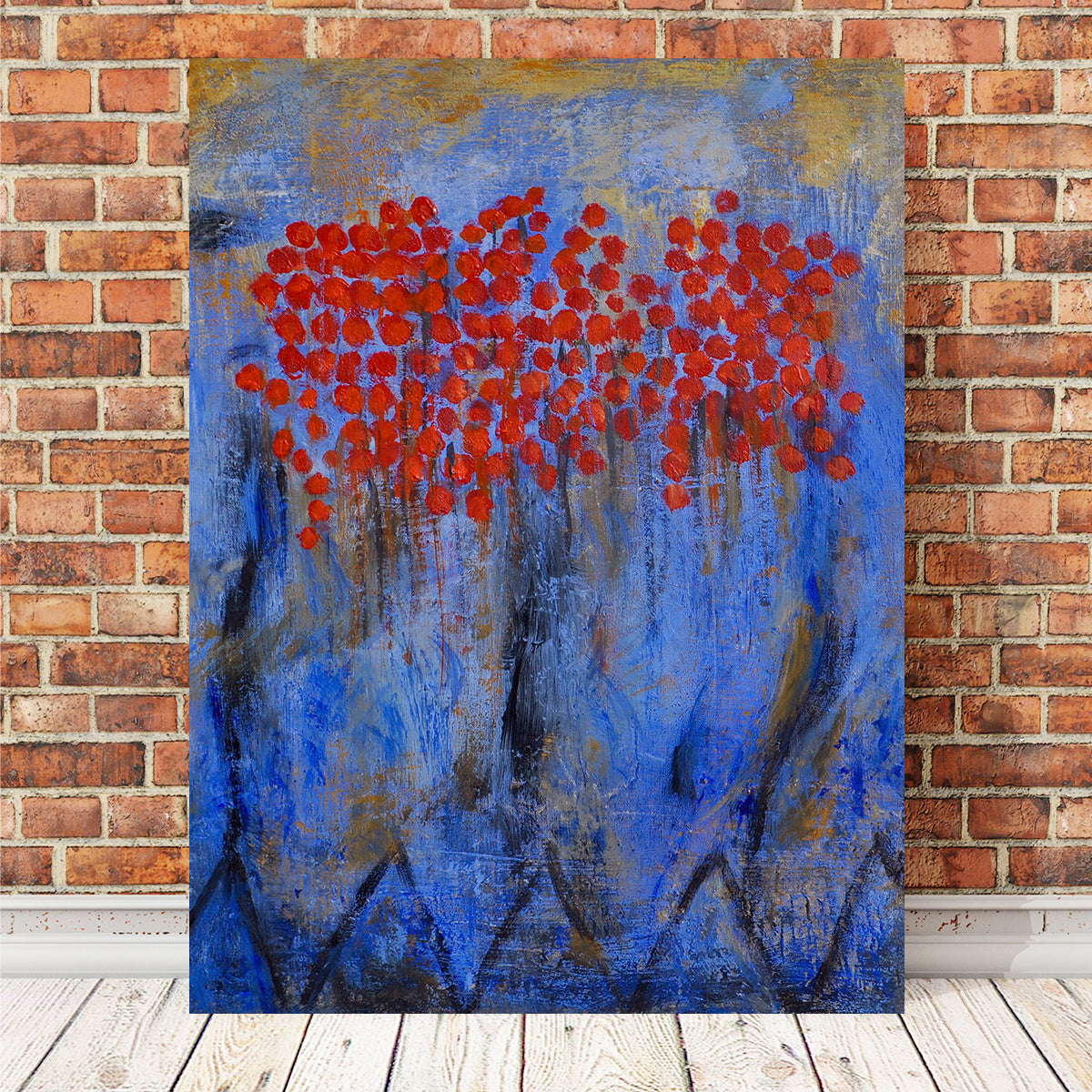 Red Flowers Wall Art