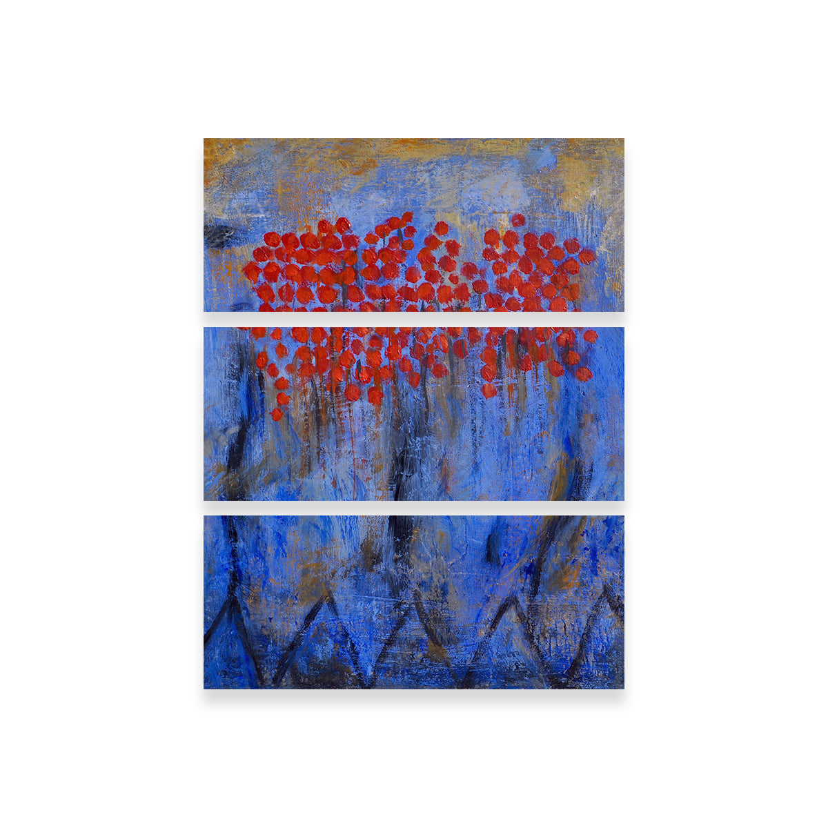 Red Flowers Wall Art